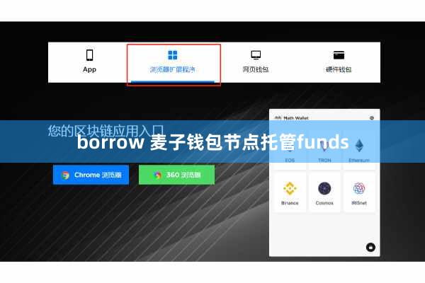 borrow 麦子钱包节点托管funds