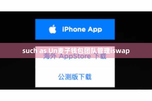 such as Un麦子钱包团队管理iswap